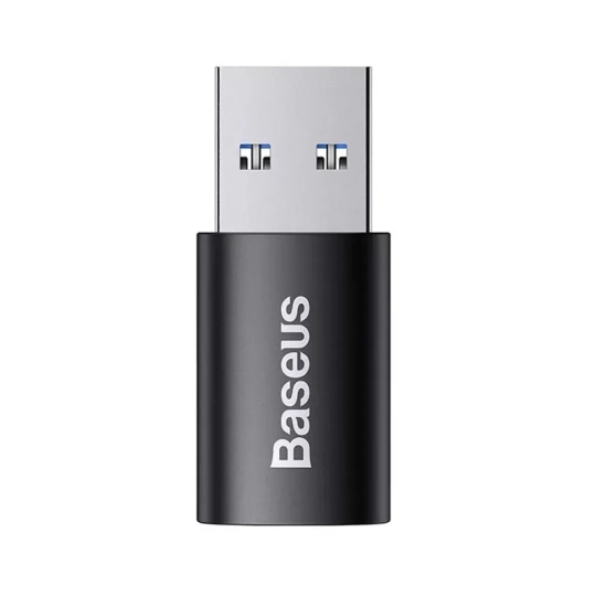 Adapter Baseus Ingenuity USB-A do USB-C 10 Gb/s czarny