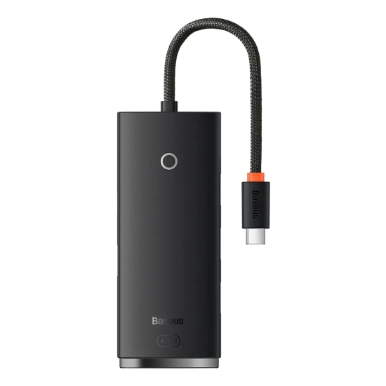 Główne zdjęcie produktu: Hub USB-C Baseus Lite Series 4x USB 3.0 25 cm czarny.