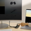 Baseus Hub USB-C Lite Series 6w1 HDMI SD TF czarny