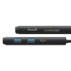 Baseus Hub USB-C Lite Series 6w1 HDMI SD TF czarny