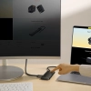Hub USB-C Baseus Lite Series 6w1 HDMI PD SD/TF czarny