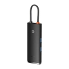 Hub USB-C Baseus Lite Series 6w1 HDMI PD SD/TF czarny