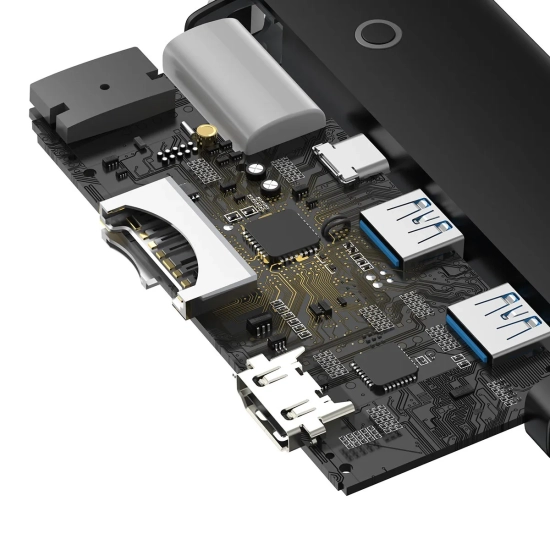 Baseus Hub USB-C Lite Series 6w1 HDMI SD TF PD