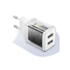Baseus Ładowarka sieciowa Compact 2x USB-A 10,5 W biała