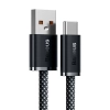 Kabel Baseus Dynamic Series USB-A–USB-C 100W 1 m szary