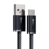 Baseus Dynamic CALD000616 USB-A – USB-C 100 W 1,0 m szary