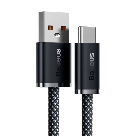 Baseus Dynamic CALD000616 USB-A – USB-C 100 W 1,0 m szary