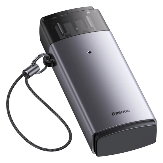 Czytnik kart Baseus Lite Series USB 3.0 SD/TF szary