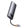 Hub USB-C Baseus Metal Gleam 7w1 HDMI VGA RJ45 szary