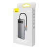 Hub USB-C Baseus Metal Gleam 7w1 HDMI VGA RJ45 szary