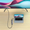 Baseus Hub USB-C Metal Gleam 7w1 HDMI VGA RJ45 PD
