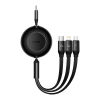 Kabel Baseus Bright Mirror 2 USB-A–Micro USB/Lightning/USB-C 100 W 1,1 m – produkt w dokładnym wariancie wskazanym kodem
