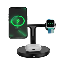 3w1 stojak ładowarka indukcyjna do iPhone Apple Watch AirPods + kabel
