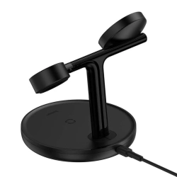 Baseus Swan ładowarka Apple Watch czarna — wariant produktu marki Baseus, kolor czarny.