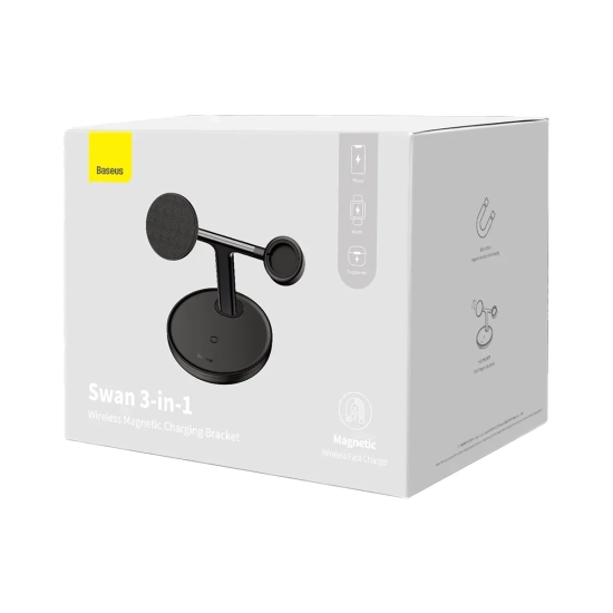 3w1 stojak ładowarka indukcyjna do iPhone Apple Watch AirPods + kabel