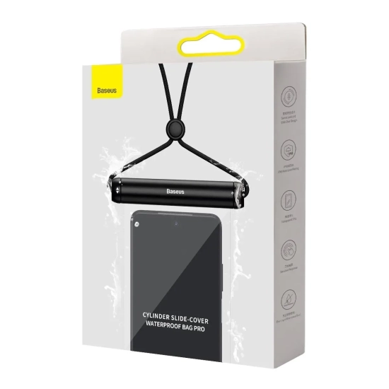 Etui wodoodporne Baseus Cylinder Slide-Cover Pro FMYT000001 czarne