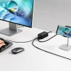 2w1 Ładowarka sieciowa GaN5 Pro + HUB konwerter HDMI 4K 2x USB-C USB-A
