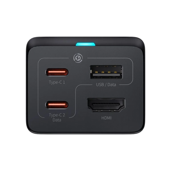 2w1 Ładowarka sieciowa GaN5 Pro + HUB konwerter HDMI 4K 2x USB-C USB-A