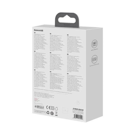 2w1 Ładowarka sieciowa GaN5 Pro + HUB konwerter HDMI 4K 2x USB-C USB-A