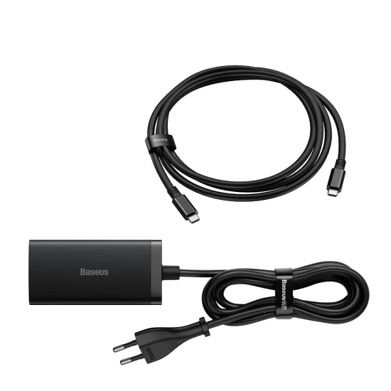 Baseus GaN5 Pro ładowarka sieciowa 2x USB-C czarna