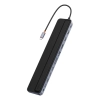 Hub USB-C Baseus EliteJoy Gen2 12w1 z podstawką szary