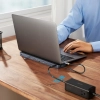 Hub USB-C Baseus EliteJoy Gen2 12w1 z podstawką szary