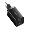 Baseus GaN5 Pro ładowarka sieciowa 65W 2x USB-C czarna — wariant produktu marki Baseus, kolor czarny, moc do 65W.
