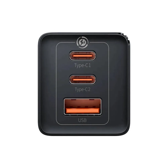 Baseus GaN5 Pro ładowarka sieciowa 65 W 2x USB-C czarna
