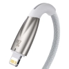 Baseus Glimmer Series USB-C – Lightning 20 W 1 m biały