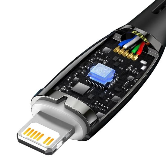 Baseus Glimmer Series USB-C – Lightning 20 W 2 m czarny