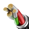 Kabel Baseus Glimmer USB-A – Lightning 2,4A 2 m czarny