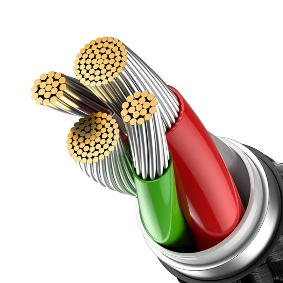 Kabel Baseus Glimmer USB-A – Lightning 2,4A 2 m czarny