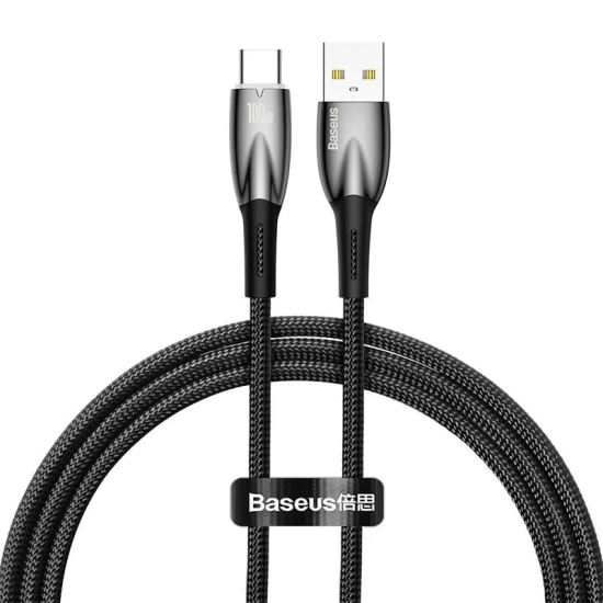 Główne zdjęcie produktu: Kabel Baseus Glimmer CADH000401 USB-A–USB-C 1 m 100 W.