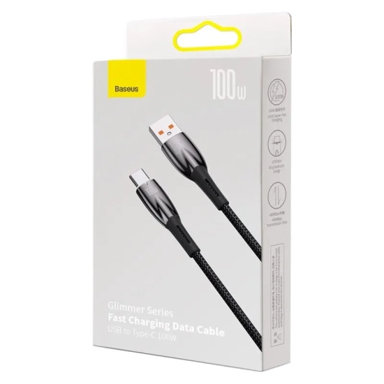 Baseus Kabel Glimmer CADH000401 USB-A–USB-C 1 m 100 W