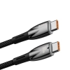 Baseus Glimmer Series USB-C – USB-C 100 W 1 m czarny