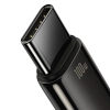 Baseus Kabel Tungsten USB-C–USB-C 100 W 1 m czarny