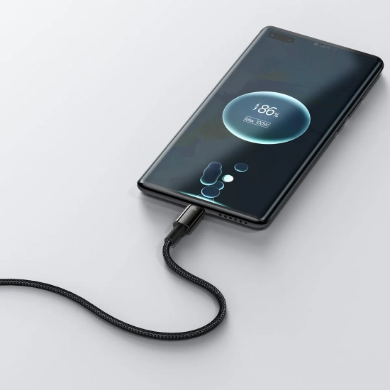 Baseus Kabel Tungsten USB-C–USB-C 100 W 1 m czarny