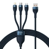 Baseus Flash II CASS040003 USB-A – USB-C / Lightning / micro USB 66W 1,2 m – przewód ze złączami USB-A – USB-C / Lightni