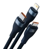 Baseus Flash II CASS040003 USB-A – USB-C / Lightning / micro USB 66 W 1,2 m