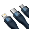 Baseus Flash II CASS040003 USB-A – USB-C / Lightning / micro USB 66 W 1,2 m