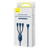 Baseus Flash II CASS040003 USB-A – USB-C / Lightning / micro USB 66 W 1,2 m