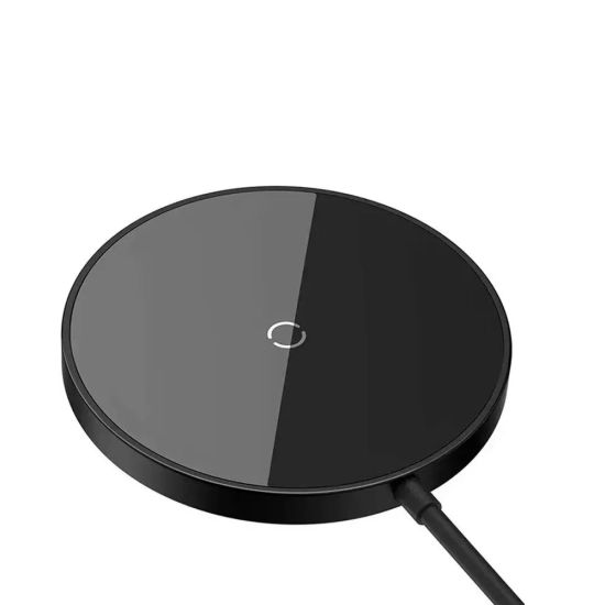 Baseus Simple Mini 3 ładowarka bezprzewodowa 15 W czarna