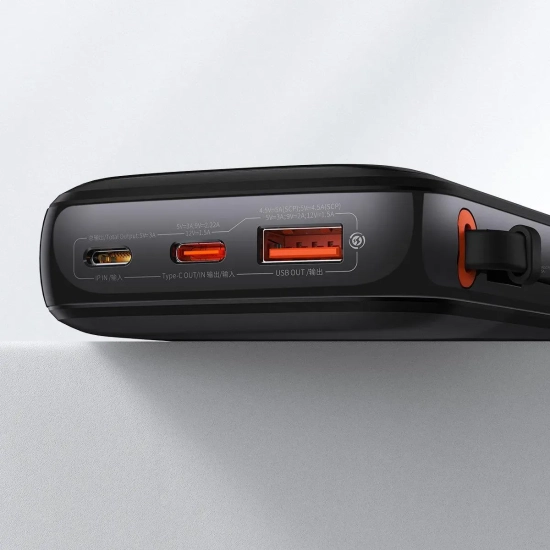 Powerbank z szybkim ładowaniem 10000mAh 22.5W QC-PD-SCP-FCP kabel USB-C