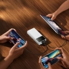 Powerbank 20000mAh USB-A USB-C z wyświetlaczem kablem 22.5W - biały
