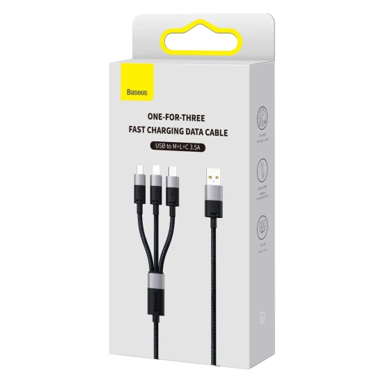 Baseus StarSpeed CAXS000001 USB-A – USB-C / Lightning / micro USB 3,5A
