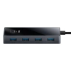 Hub USB-C Baseus PioneerJoy 4x USB-A 3.0 szary