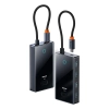 Hub USB-C Baseus PioneerJoy 4x USB-A 3.0 szary