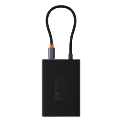 Hub USB-C Baseus PioneerJoy 8w1 HDMI DP VGA szary