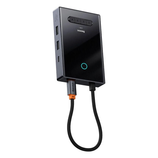 Baseus Hub USB-C PioneerJoy 8w1 DP HDMI VGA 4K