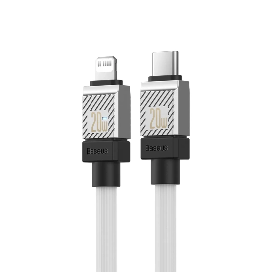 Baseus Kabel CoolPlay USB-C–Lightning 20 W 1 m biały